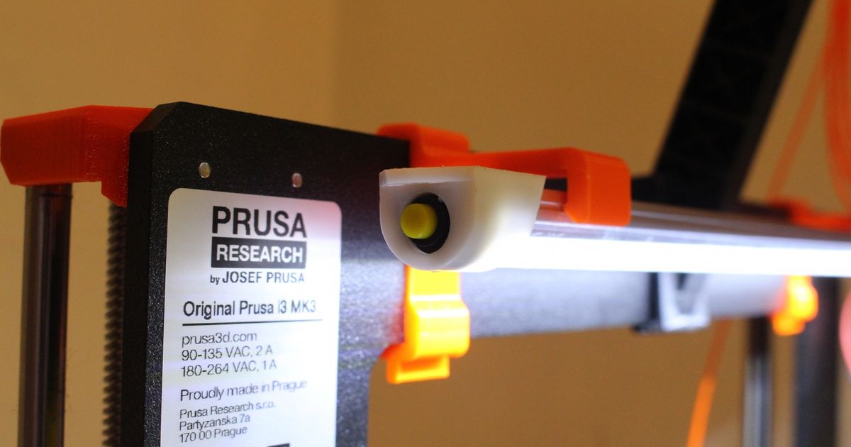 ışık up Prusa mk3 5 cdrskull indir Bedava stl model printablescom 3d modeller yazıcılar yükseltmeler Yükselt Led 3D print model - Mito3D