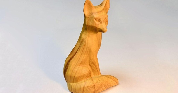 3d scan sitting fox decor physics dude download free stl model printablescom models world & scans animals 123dcatch 3dscan animal foxes 3d print model - Mito3D