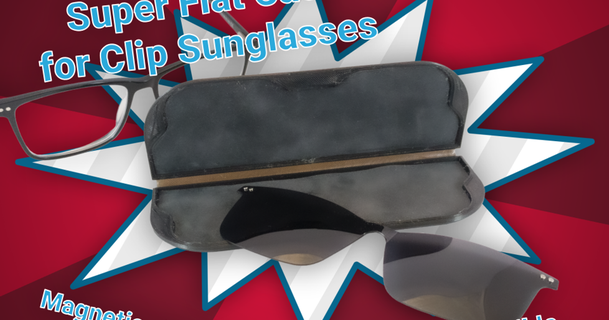 super flat case clip sunglasses katarn download free stl model printablescom 3d models costumes & accessories costume 3d print model - Mito3D