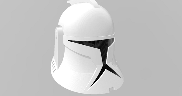 fase 1 clon casco animado estilo reprocesos descargar gratis stl modelo imprimiblescom 3d modelos disfraces accesorios 3d print model - Mito3D