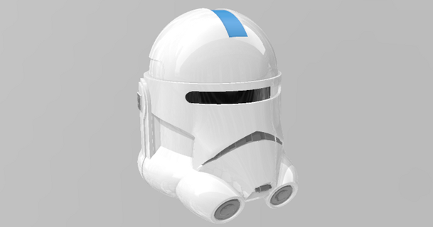 phase 2 echo clone helmet reprops download free stl model printablescom 3d models costumes & accessories props 3d print model - Mito3D