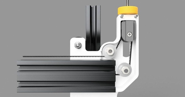 vertical ocioso cinturón tensor género descargar gratis stl modelo imprimiblescom 3d modelos impresoras actualizaciones 2040 aluminio correa compacto 3d print model - Mito3D