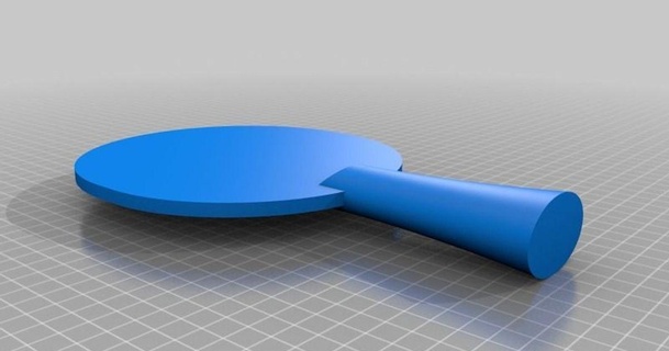 parametric ping pong paddle cfinke download free stl model printablescom 3d models sports & outdoor 3d print model - Mito3D