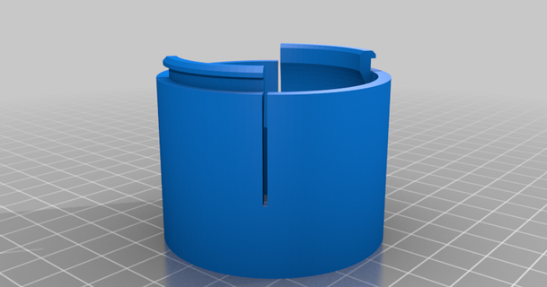 hydroponics 2 inch net cup riser kcarhart download free stl model printablescom 3d models household outdoor & garden 2in netcup 3d print model - Mito3D