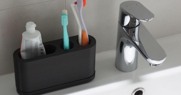 toothbrush holder prspr download free stl model printablescom 3d models household bathroom container cup paste 3d print model - Mito3D