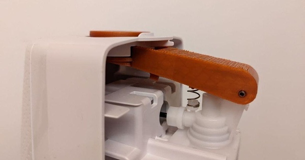 alavanca botão fluxo refrigerante espírito bmauro baixar livre stl modelo printablescom 3d modelos casa cozinha substituição 3d print model - Mito3D