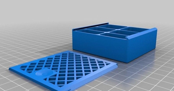 parameterized box v2 latching lid sislar download free stl model printablescom 3d models toys & games outdoor boardgames 3d print model - Mito3D