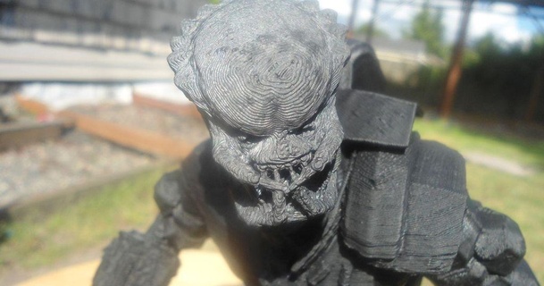predator horror- download free stl model printablescom 3d models toys & games action figures statues 3d print model - Mito3D