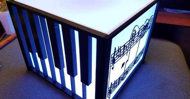 pianoforte luce scatola 6x7x75 ruvido n9jcv Scarica gratuito stl modello printablescom 3d Modelli passatempo creatori musica 3d print model - Mito3D