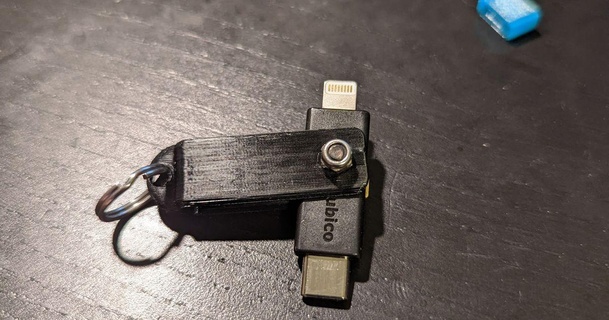 Yubikey 5ci Kulp destek yakın olanlar indir Bedava stl model printablescom 3d modeller gadget'lar taşınabilir cihazlar 3d print model - Mito3D