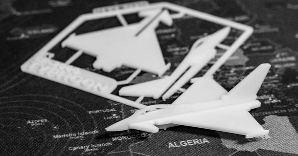 eurofighter Taifun Kit Karte Nakozen download frei stl Modell Printablescom 3d Modelle Gadgets Flugzeug Versammlung Montage erforderlich Flitter 3d print model - Mito3D