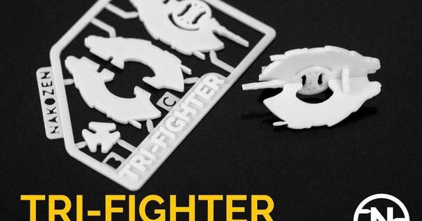 tri-fighter mini kit card nakozen download free stl model printablescom 3d models gadgets assemblyrequired droid gift kitcard 3d print model - Mito3D