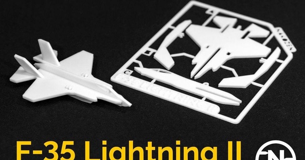 f-35 lightning ii kit card nakozen download free stl model printablescom 3d models gadgets aeroplane aircraft airplane assemblyrequired 3d print model - Mito3D