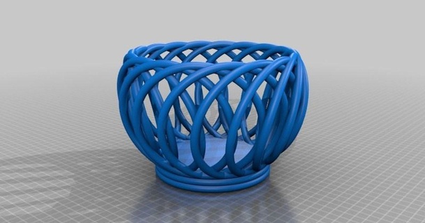 interwoven bread basket steve download free stl model printablescom 3d models household kitchen diningroom diningtable 3d print model - Mito3D