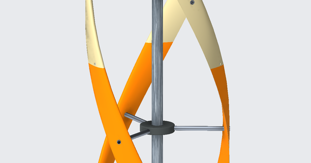 verticale mulino vento tendine Scarica gratuito stl modello printablescom 3d Modelli domestico all'aperto giardino turbina 0024 3d print model - Mito3D