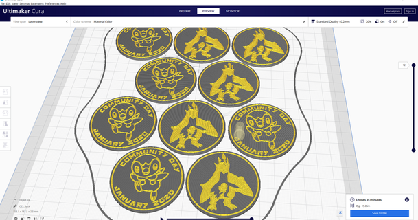 pokemon community day 25 coin - piplup 808asher download free stl model printablescom 3d models art & design 2d plates logos communityday empoleon 3d print model - Mito3D