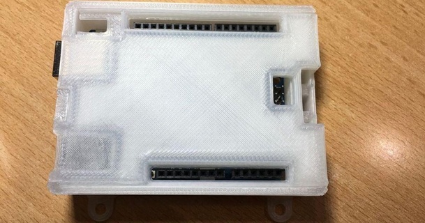 arduino caja llanura plano tapa logo icsp separar cabeza clavo descargar gratis stl modelo imprimiblescom 3d modelos pasatiempo hacedores electrónica 3d print model - Mito3D