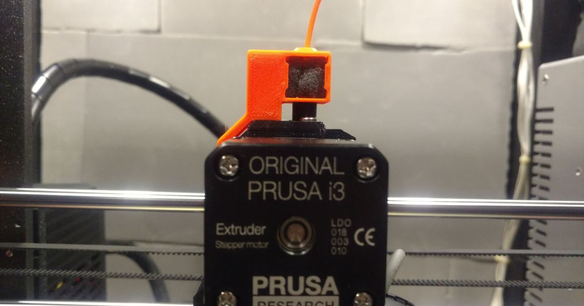 Prusa i3 mk3 Filament Filter foppemoa download frei stl Modell Printablescom 3d Modelle Drucker Upgrades Filamentfilter 3D print model - Mito3D