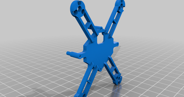 tiny hawk frame bostwickenator download free stl model printablescom 3d models hobby & makers rc robotics tinyhawk 3d print model - Mito3D