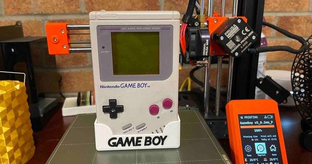 gameboy pared montar rdw5e3 descargar gratis stl modelo imprimiblescom 3d modelos artilugio gameboyadvancesp nintendo suspensión montaje 3d print model - Mito3D