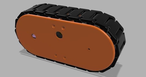 modulaire vagabond pistes adafruit mini rouge robot châssis nahuel Télécharger libre stl modèle imprimablescom 3d modèles loisir fabricants rc robotique chenille marsrover 3d print model - Mito3D