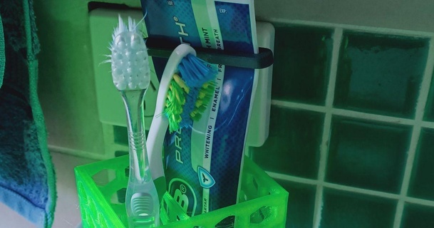 spazzolino titolare supporto cathy 39 malley Scarica gratuito stl modello printablescom 3d Modelli domestico bagno porta denti dentifricio 3d print model - Mito3D