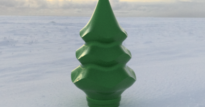 christmas tree 2019 bugman 140 download free stl model printablescom 3d models seasonal designs winter & year's decoration 3d print model - Mito3D