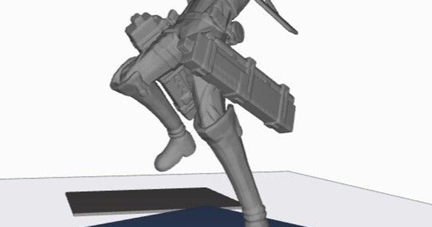 eren jaeger Peter Abschied download frei stl Modell Printablescom 3d Modelle Kunst Design Skulpturen Teen Titans Titan 3d print model - Mito3D