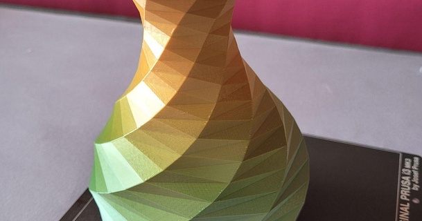 vase rainbow duhov za 3d matt download free stl model printablescom models household house equipment decorationvase flowervase 3d print model - Mito3D