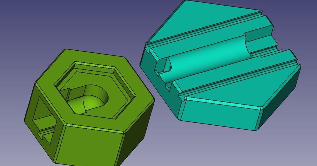 Gravitrax fischertechnik Integration Teile phabermehl download frei stl Modell Printablescom 3d Modelle Spielzeuge Spiele Gebäude 3D print model - Mito3D