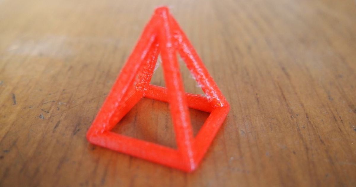parametrico cavo reticolo piramide anv3d Scarica gratuito stl modello printablescom 3d Modelli stampanti test calibrazione personalizzatore openscad 3D print model - Mito3D