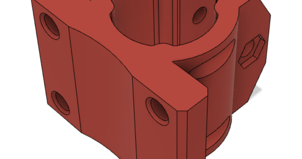 drylin polymer bearing clamping block 8mm rj4jp-01-08 download free stl model printablescom 3d models printers - upgrades linearbearing linearmotion 3d print model - Mito3D