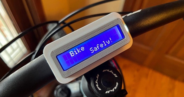 Digital Fahrrad Tachometer Arduino Engel download frei stl Modell Printablescom 3d Modelle Sport draussen 3d print model - Mito3D