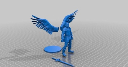 angelo raccolta mz4250 Scarica gratuito stl modello printablescom 3d Modelli giocattoli Giochi tavola angeli dnd Dungeons and Dragons 3d print model - Mito3D