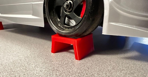 1 10 scale drift rc car wheel stand newedge download free stl model printablescom 3d models hobby & makers robotics rccar 3d print model - Mito3D