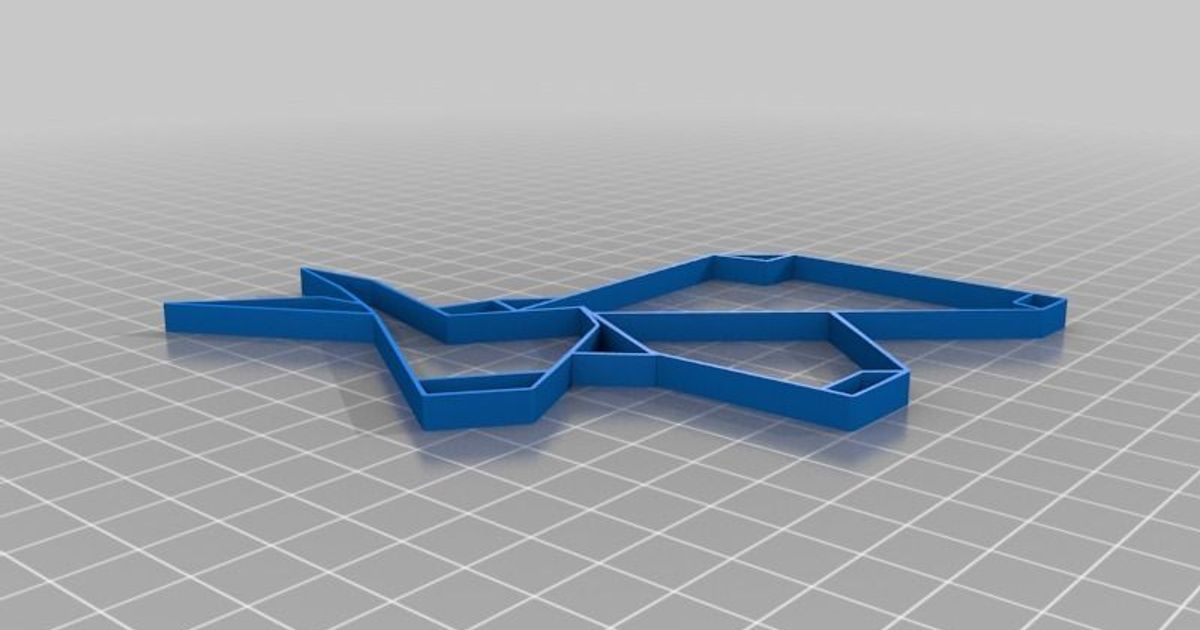 origami Burro muelle descargar gratis stl modelo imprimiblescom 3d modelos Arte diseño 2d platos logos 3D print model - Mito3D
