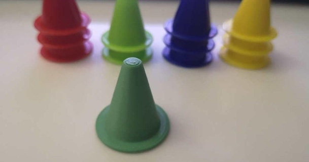 toy traffic cone decrefy download free stl model printablescom 3d models toys & games outdoor kids 3d print model - Mito3D