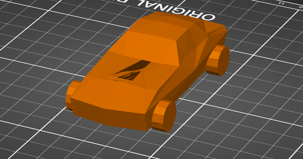 polygonal muscle car n64 jpell01 download free stl model printablescom 3d models gadgets video games 3d print model - Mito3D