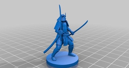 samurai tabletop gaming mz4250 download free stl model printablescom 3d models toys & games board dnd pathfinder rokugan samura 3d print model - Mito3D