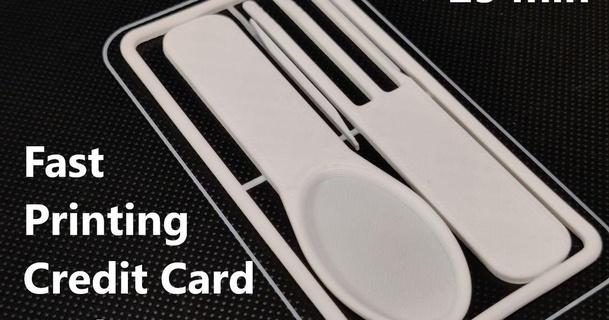 az hızlı baskı kredi kart çatal bıçak takımı jq910 indir Bedava stl model printablescom 3d modeller ev halkı mutfak sırt çantası çantasıyla seyahat kamp kartları 3d print model - Mito3D