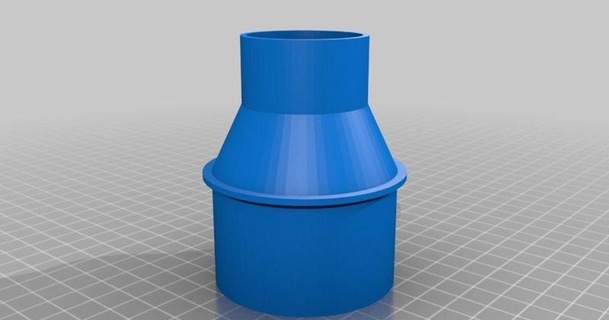 25 inch shop vac ridgid miter dust adapter justaguywithhobbies download free stl model printablescom 3d models hobby & makers ideas customized 3d print model - Mito3D