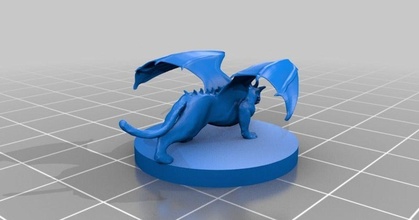 Dragão pantera mz4250 baixar livre stl modelo printablescom 3d modelos brinquedos jogos borda 3d print model - Mito3D