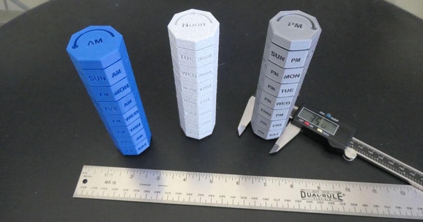 pilule tube paramétrique berger Télécharger libre stl modèle imprimablescom 3d modèles soins santé médical outils médicament rappel 3d print model - Mito3D