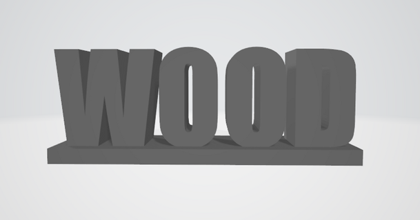 wood text sign getlifty aegis download free stl model printablescom 3d models art & design 2d plates logos simple 3d print model - Mito3D
