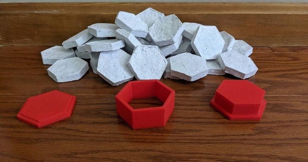 hexagon paper making mold elevatedisscout download free stl model printablescom 3d models hobby & makers ideas 3d print model - Mito3D
