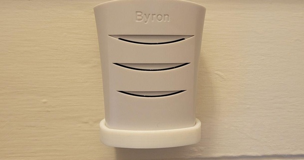 byron by101 doorbell chime mount chaniel download free stl model printablescom 3d models household house equipment wallmount 3d print model - Mito3D