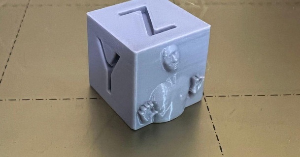 xyz 20mm calibration carbonite cube ethansdad3d download free stl model printablescom 3d models printers test 3dprintercalibration calibrationcube calibrationtest printercalibration 3d print model - Mito3D