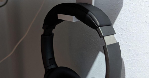 base casque musique cintre soulèvement bureau Télécharger libre stl modèle imprimablescom 3d modèles loisir fabricants organisateurs porte headphonehook écouteurs 3d print model - Mito3D