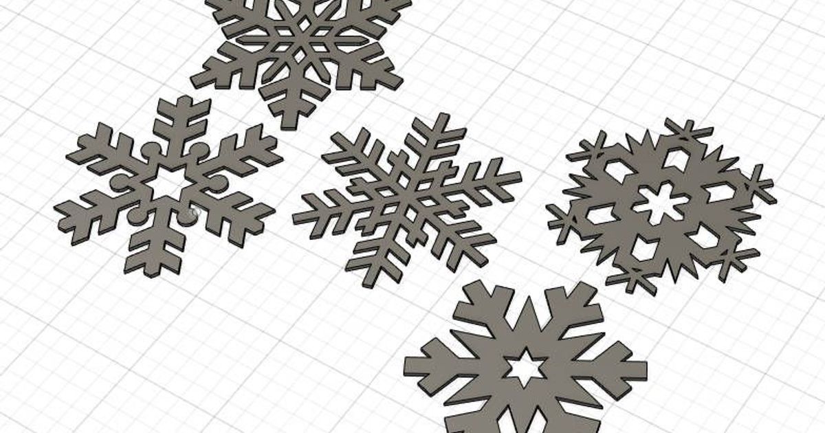 fiocchi neve copos nieve donna Scarica gratuito stl modello printablescom 3d Modelli arte design disegni coposdenieve 3D print model - Mito3D