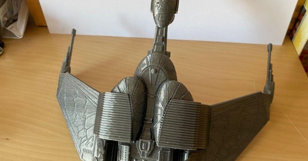star yürüyüş kuş Av Markus indir Bedava stl model printablescom 3d modeller oyuncaklar oyunlar aksiyon rakamlar heykeller Birdofprey Klingon Yıldız Savaşları uzay gemisi 3d print model - Mito3D